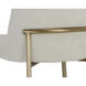 Zeke 37.75 inch Antique Brass / Bergen Ivory Counter Stool